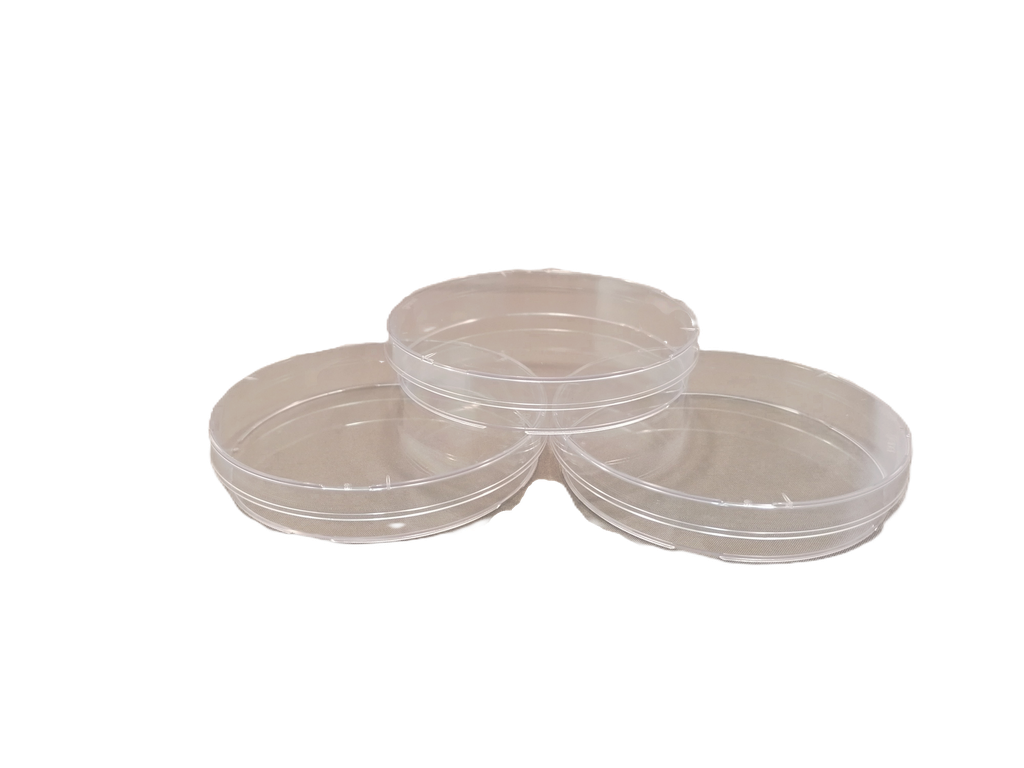 Petri dishes (plastic, sterile, Ø 9,6 cm), 20 pieces
