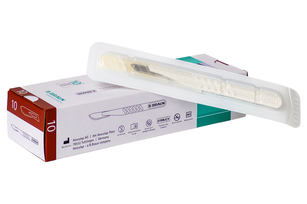 Scalpel, single use, 10 piece